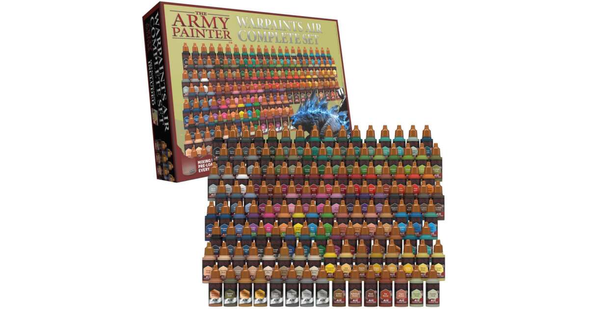 The Army Painter Warpaints Air Complete Paint Set Akrill Fest K