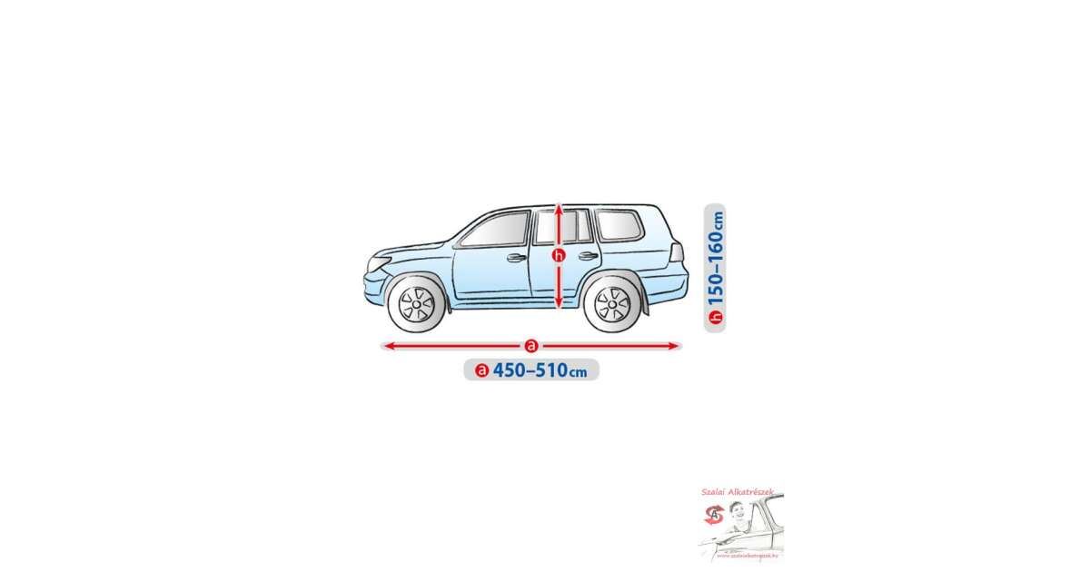 Ssangyong Musso Autótakaró Ponyva Basic Garázs Suv Off Road Xl 450