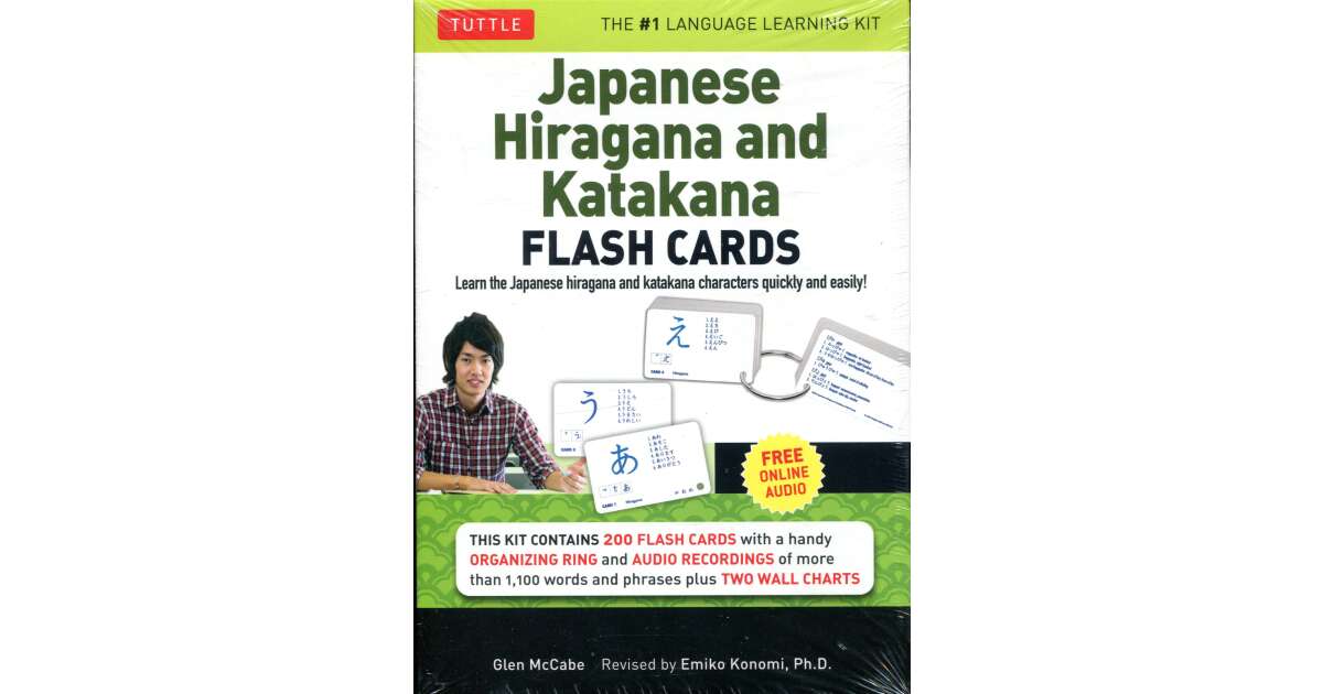 Japanese Hiragana And Katakana Flash Cards Kit Pepita Hu