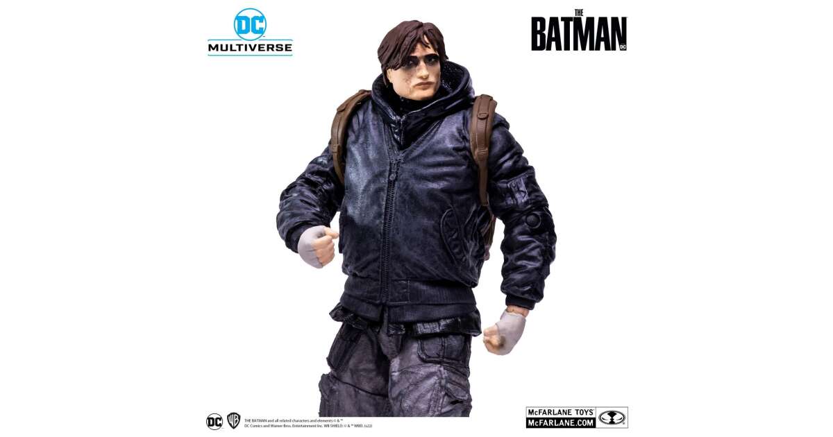 The Batman Bruce Wayne Unmasked DC Multiverse Figura 18 Cm Pepita Hu