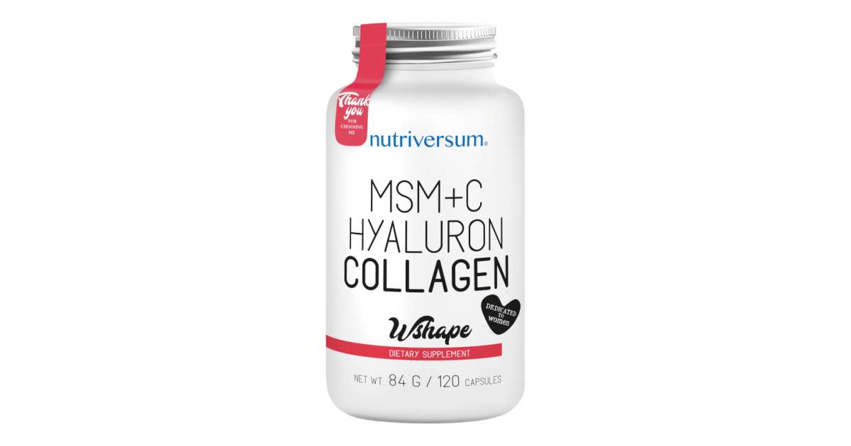 Msm C Hyaluron Collagen Kapszula Wshape Nutriversum Pepita Hu