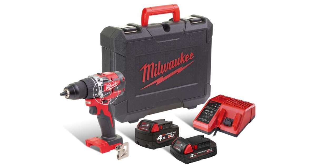 MILWAUKEE M18 CBLPD 422C KOMPAKT SZÉNKEFE NÉLKÜLI ÜTVEFÚRÓ CSAVAROZÓ