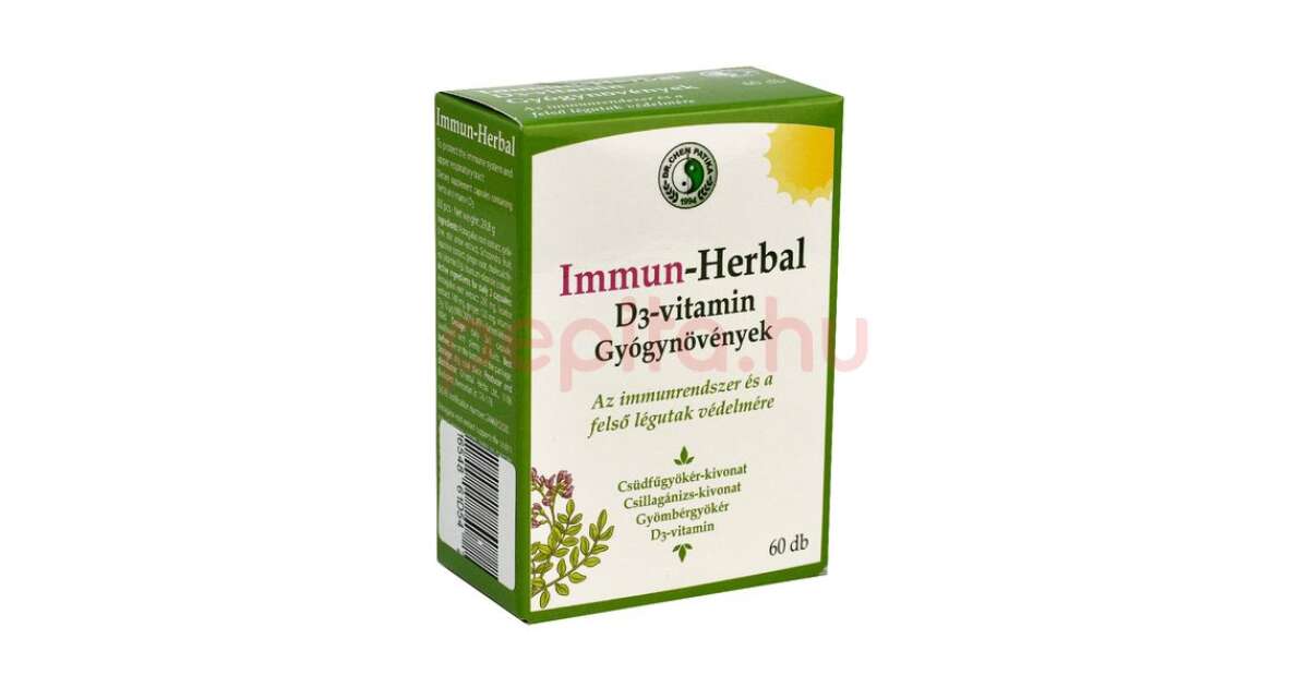 DR CHEN IMMUN HERBAL D VITAMIN 60DB Pepita Hu