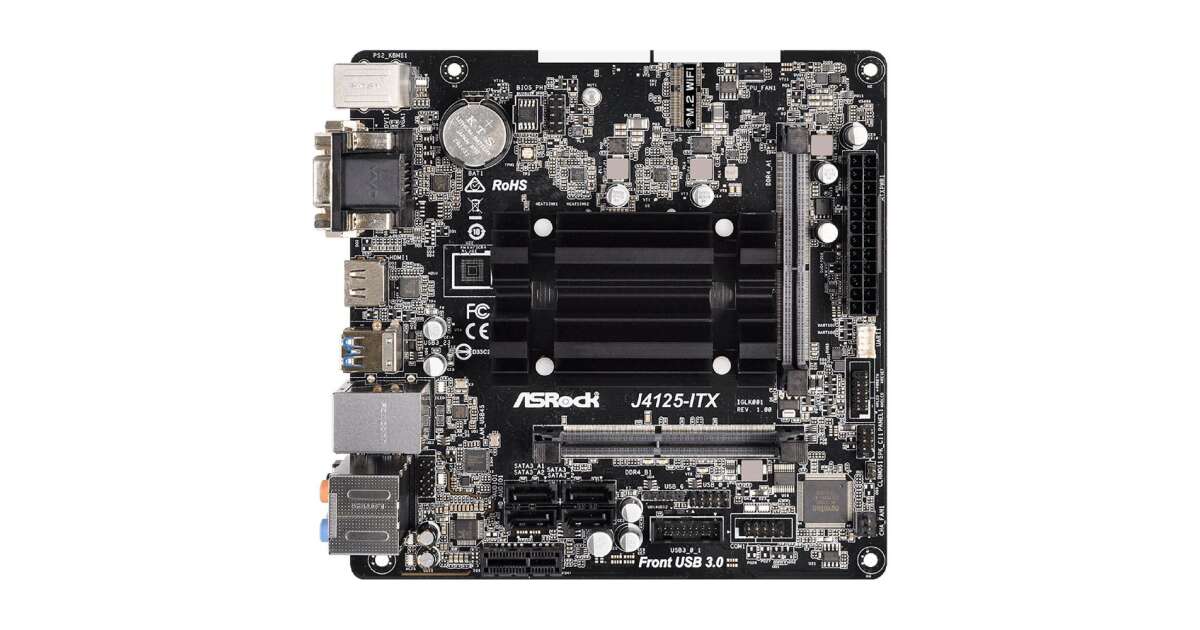 Asrock J Itx Motherboard Mini Itx Intel Celeron J Pepita Hu