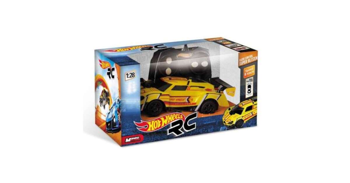 Hot Wheels RC Super Blitzen távirányítós autó 1 28 Mondo Motors Pepita hu