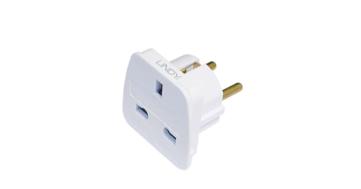 Lindy Uk Eu V Power Plug Utaz Adapter Pepita Hu