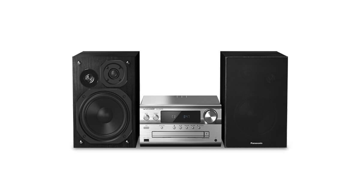 Panasonic SC PMX94EG S Mikro HiFi rendszer Ezüst Pepita hu