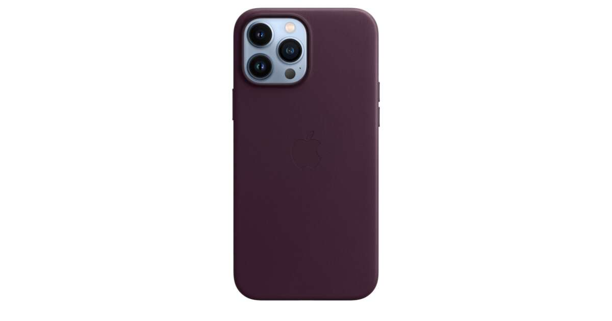 Apple Iphone Pro Max Leather Case With Magsafe Dark Cherry