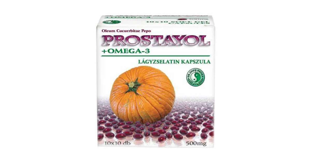 Dr Chen Prostayol Omega L Gyzselatin Kapszula Db Pepita Hu