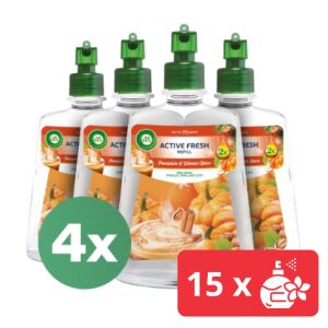 Air Wick Active Fresh Automatic Air Freshener Refill 4x228ml, various scents