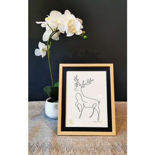 Elegáns Fa Hatású Képkeret - 15x20 cm