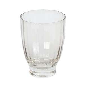 Platinum átlátszó szürke vizes pohár, modern design, kézzel fújt, tökéletes vízhez vagy gyümölcsléhez, mosogatógépben mosható - Pohár