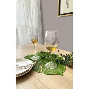 Amarillo - Átlátszó arany színű pezsgős pohár