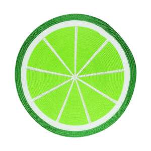 Selowei Lime Tányéralátét - Kerek - 38 cm