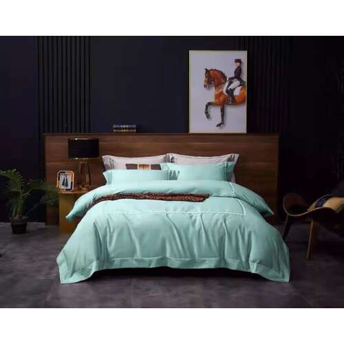 Supima Pamut Ágyneműhuzat - Pasztell Zöld - 3 részes