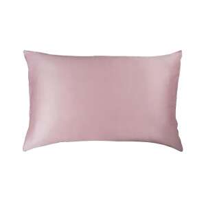 Rózsaszín selyem párnahuzat, 40x50 cm, Selowei - Díszpárna