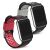 Two Kwmobile Silicone Replacement Straps for Willful Smartwatch in Black, Grey and Red