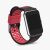 Kwmobile Black and Red Silicone Replacement Strap for Willful Smartwatch