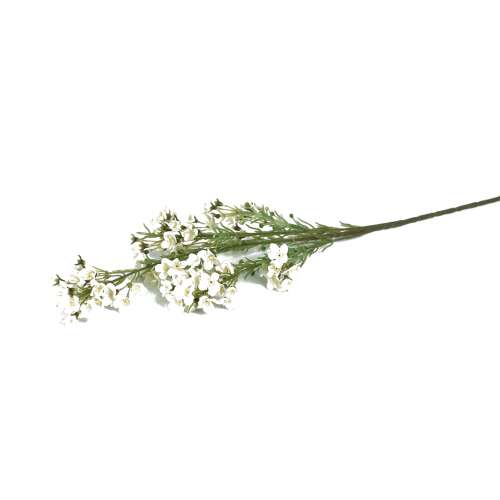 Apróvirágos Rezgő Művirág 1 szálas 69,85cm #fehér