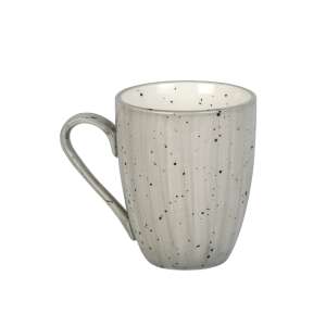 Poppin mák mintázatú szürke bögre - SELOWEI