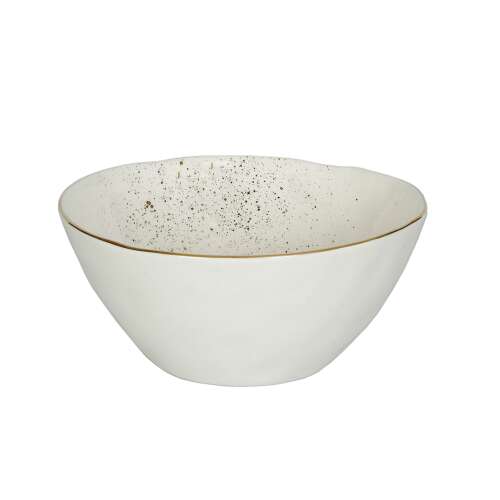 Selowei Aranyozott Szegélyű Kerámia Mélytál - 20 cm