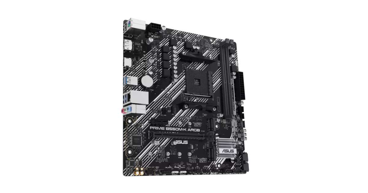 ASUS PRIME B550M-K ARGB AMD B550 AM4 socket Micro ATX