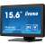 iiyama ProLite T1633MSC-B1 15.6 inch touchscreen monitor, black, angled view