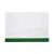 Desk Armrest with White Pages and Green Faux Leather Strip 570 x 390 mm realsystem 2024 82345463