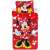 Disney Minnie ovis ágyneműhuzat piros 100x135cm 40x60cm 50298624