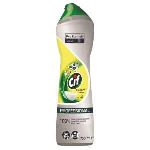 Cif Professional Cream Lemon 750ml, cleaning product for kitchen and bathroom, removes tough dirt, natural cleaning power - Cleaning Product