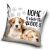 Dog Home Kissenbezug 40x40 cm Velours 50294734