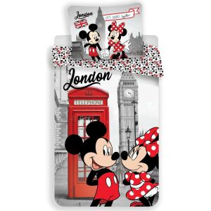 Disney Minnie & Mickey London Ágyneműhuzat 140x200cm