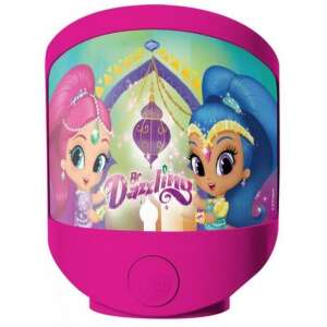 Shimmer and Shine night light, pink, with characters on front - Night Light, Projector