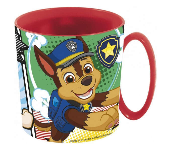 Mancs Őrjárat micro bögre piros