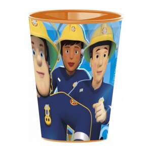 Feuerwehrmann Sam Plastikbecher, 260 ml, mit Feuerwehrmann Sam Charakteren - Gläser