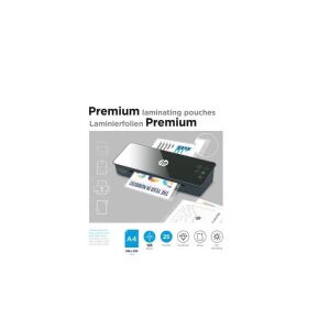 HP Premium A4 Laminierfolien, 125 Mikron, glänzend, 25 Stück Packung - Bürobedarf