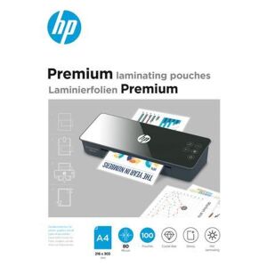 HP Premium A4 Laminating Pouches, 80 Micron, 100 Pack - HP