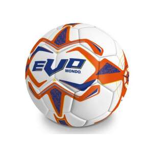 Futbalová lopta Mondo Toys Evo, veľkosť 5, farebná variácia oranžová a modrá, biela s modrými a oranžovými detailmi - Šport a voľný čas