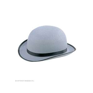 Szürke keménykalap, filcből, jelmez kiegészítő, felnőtt méret, Widmann - Widmann