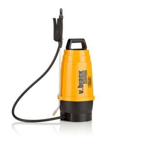 Volpi Kompress 6 liter manual pressure sprayer, yellow and black, with adjustable nozzle - Sprayer