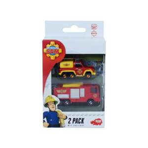 Sam the Fireman 2 Pack Vehicle Set, featuring a fire truck and a rescue truck - Simba Toys Kids's play car
