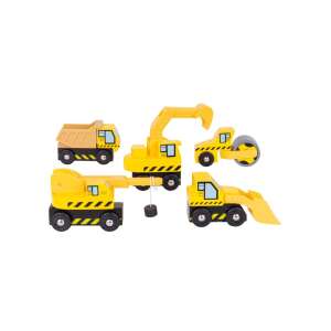 Fa Építőipari Jármű Szett - 5 db