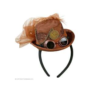 Steampunk Mini Kalap Fejpánttal - Barna 82479270 - Widmann