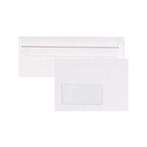 Office Depot LA4 Fensterumschläge, 25er Pack, weiß, Silikonverschluss, linkes Fenster - Office Depot