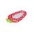Strawberry shaped inflatable pool lounger