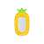 Pineapple inflatable pool float