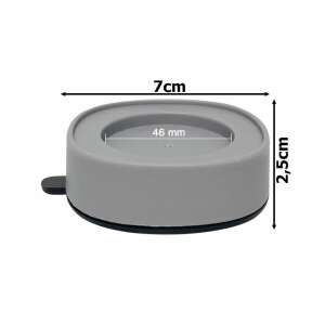 Szürke zajcsökkentő alátétek mosógéphez, 4 darab, 2,5 cm magas, 7 cm széles - Háztartási nagygép kiegészítő