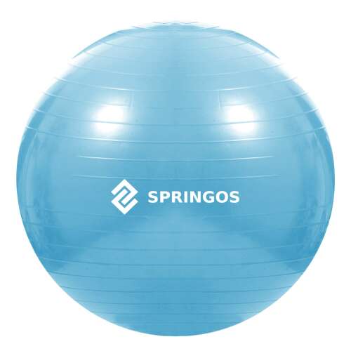 Springos 55cm light blue exercise ball