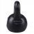 Pohľad zozadu na čierny kettlebell Springos 4kg