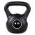 Kettlebell Springos 4 kg, crna, prednji pogled